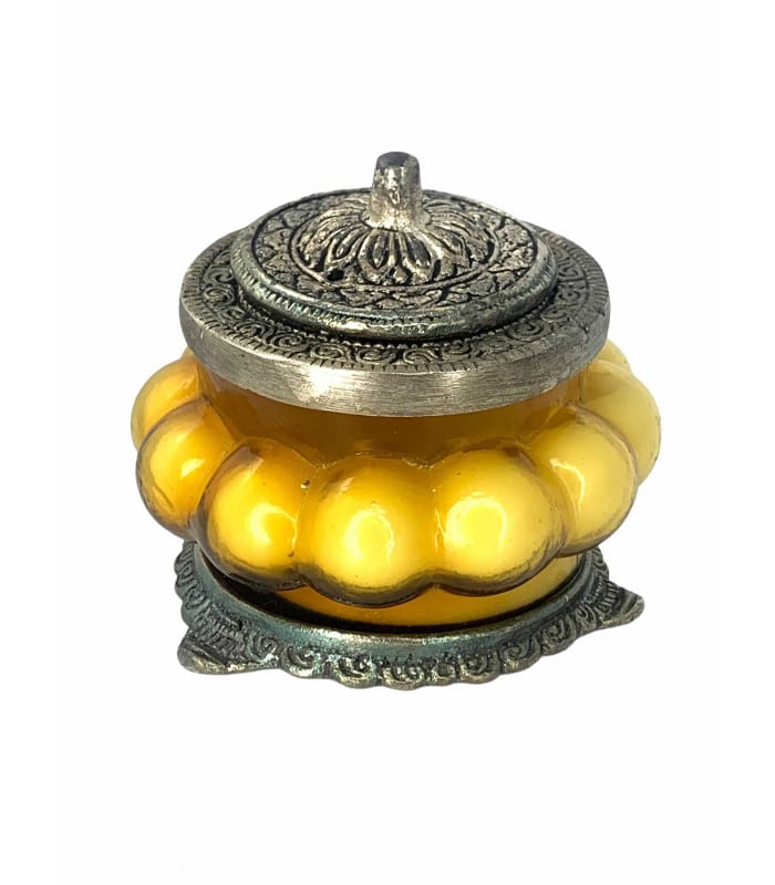 Rankų darbo žvakė su rytietišku motyvu "Song of India Buddha Delight", 100 g